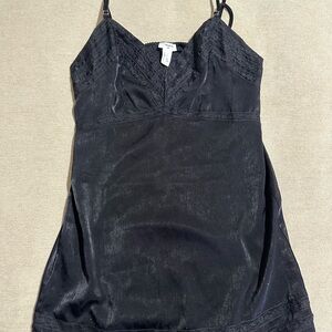 black lace nightgown